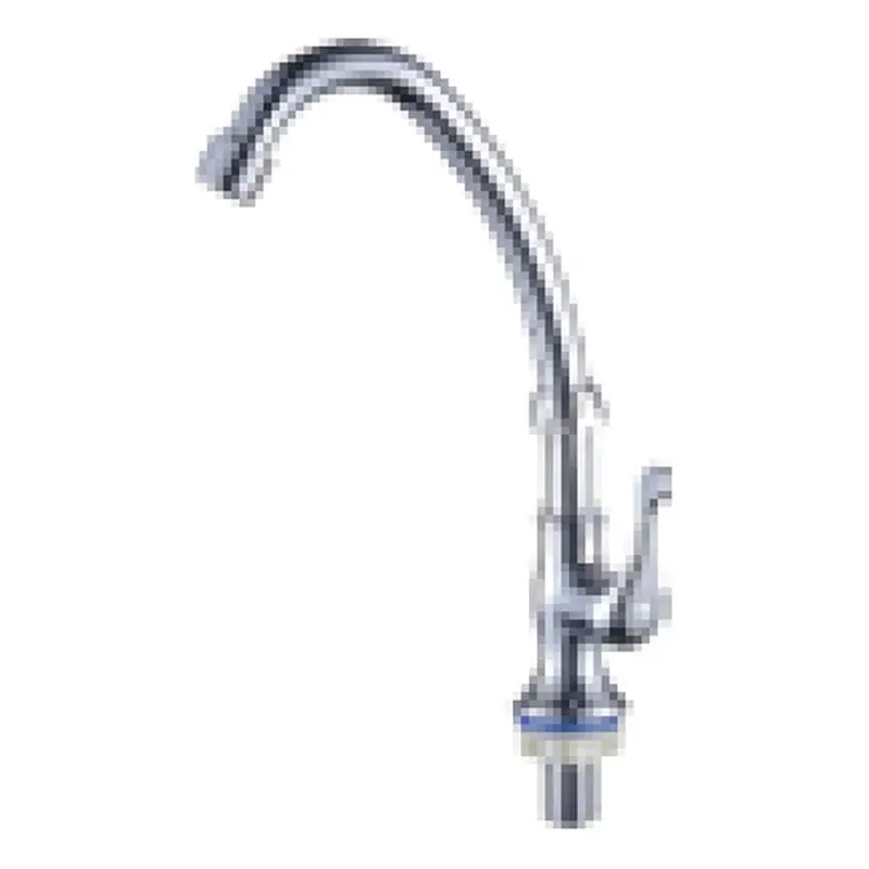 Xpert Gooseneck Kitchen Faucet Top Mounted Brass Chrome Plated XP1115B