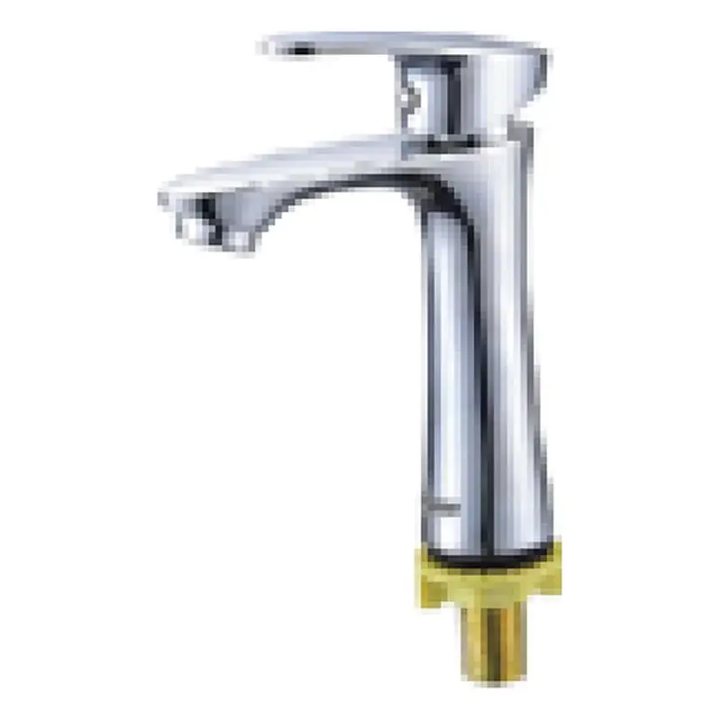 Xpert Lavatory Faucet Top Lift Lever Handle Short Zinc Chrome Plated