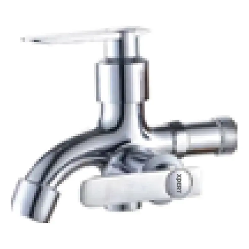 Xpert Two Way Wall Faucet Brass Chrome Plated