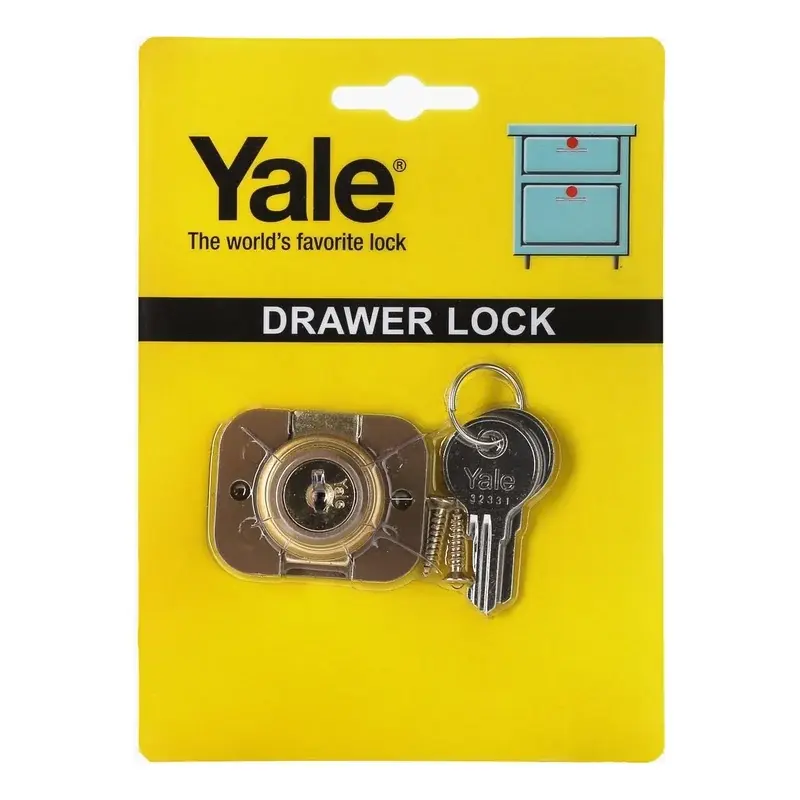 Yale Drawer Lock No. 555B 4 Holes