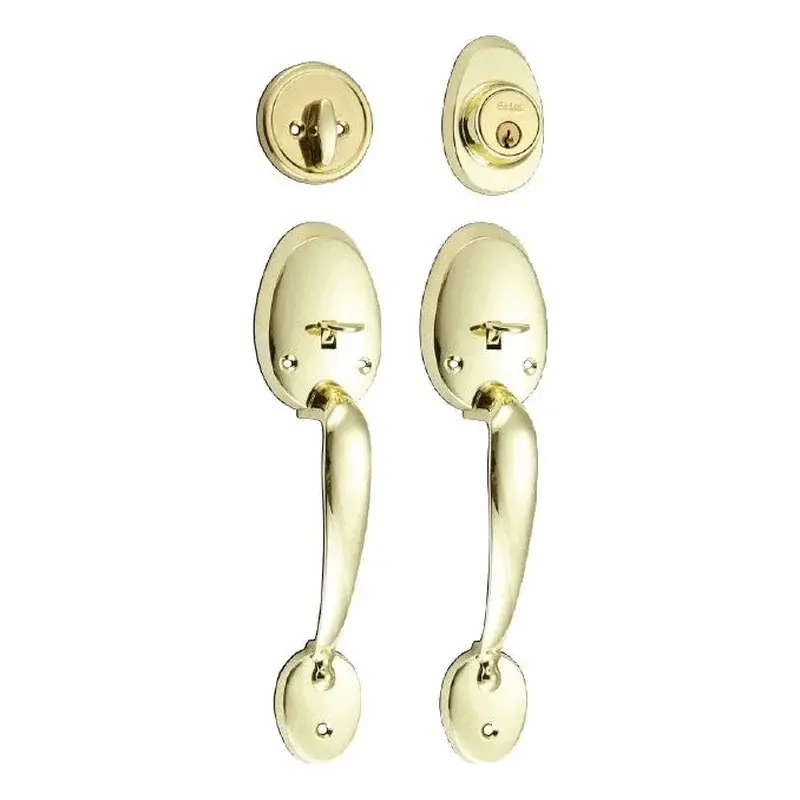 Yale Entrance Double Handle Set CA DH5588 x US3 Brass Finish