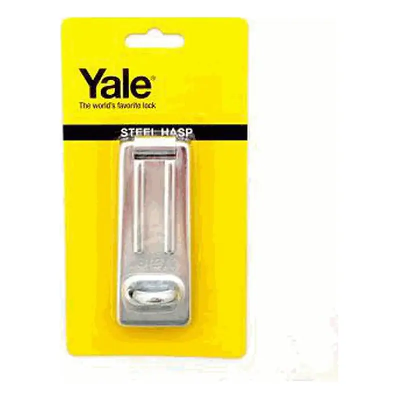 Yale Reinforced Safety Hasp Chrome Plated 3-1/2" V12.35CP